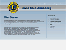 Tablet Screenshot of lionsclub-annaberg.de